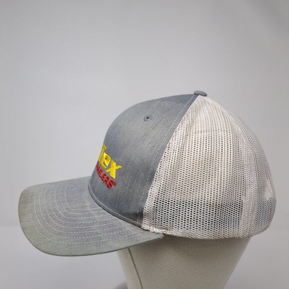 Big Tex Trailers Snapback Trucker Hat Gray One Size Mesh Back Richardson - Picture 3 of 9